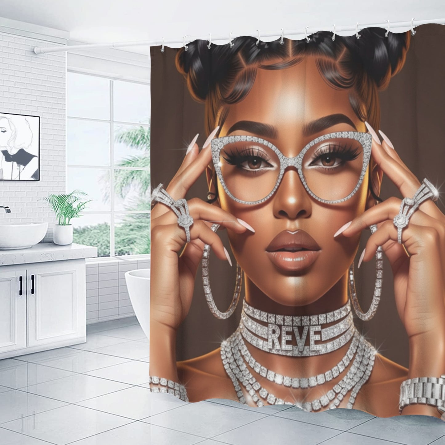 CUSTOM SHOWER CURTAIN (1-3 WEEKS)