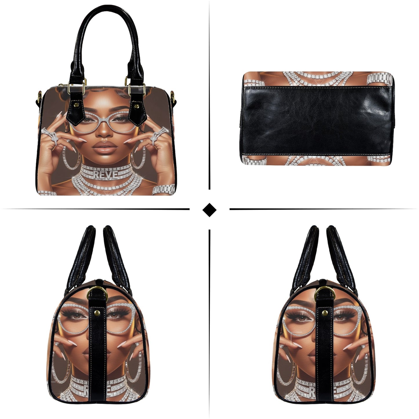 Custom PU Leather Handbag / Shoulder Bag πβ¨(2-3 WEEKS)