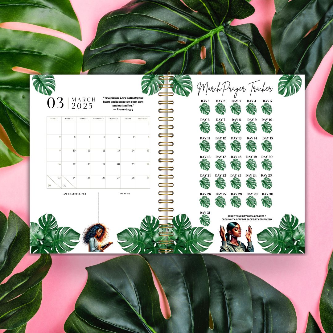 Prayer & Goals 2025 Planner for Women