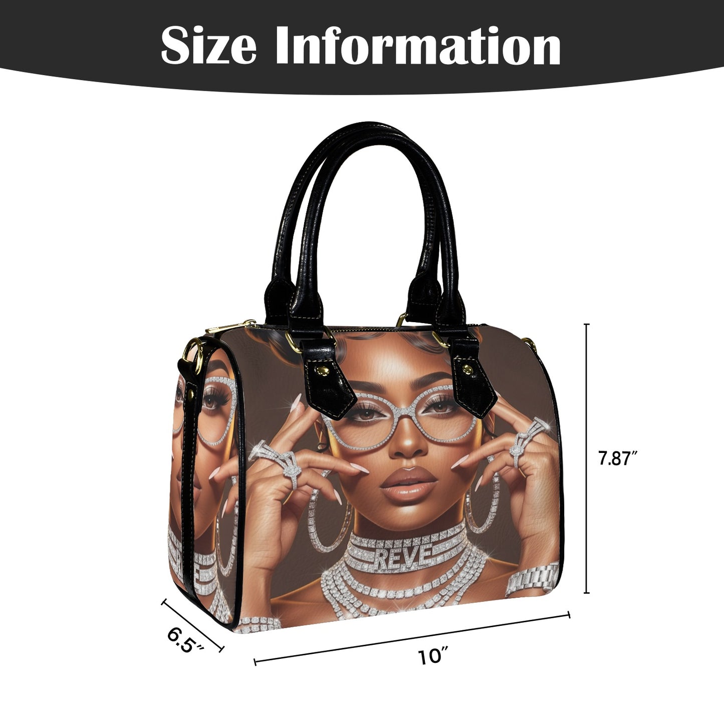 Custom PU Leather Handbag / Shoulder Bag πβ¨(2-3 WEEKS)