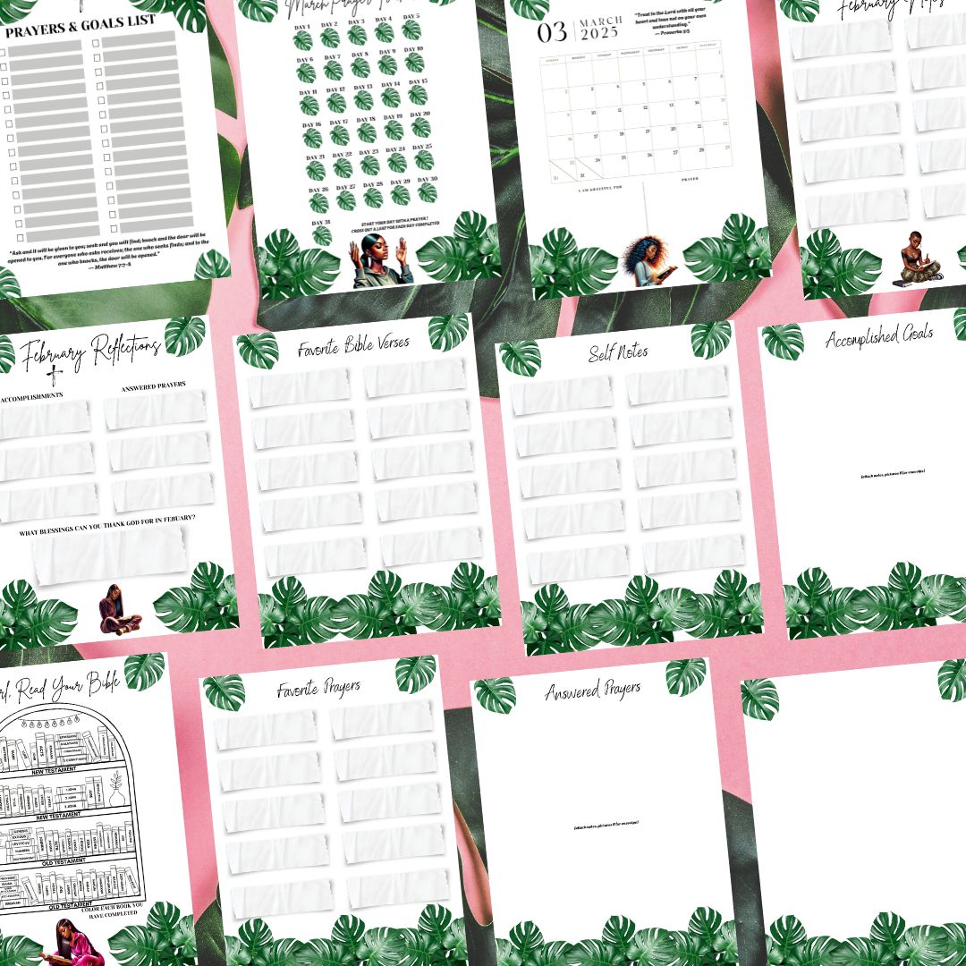 Prayer & Goals 2025 Planner for Women
