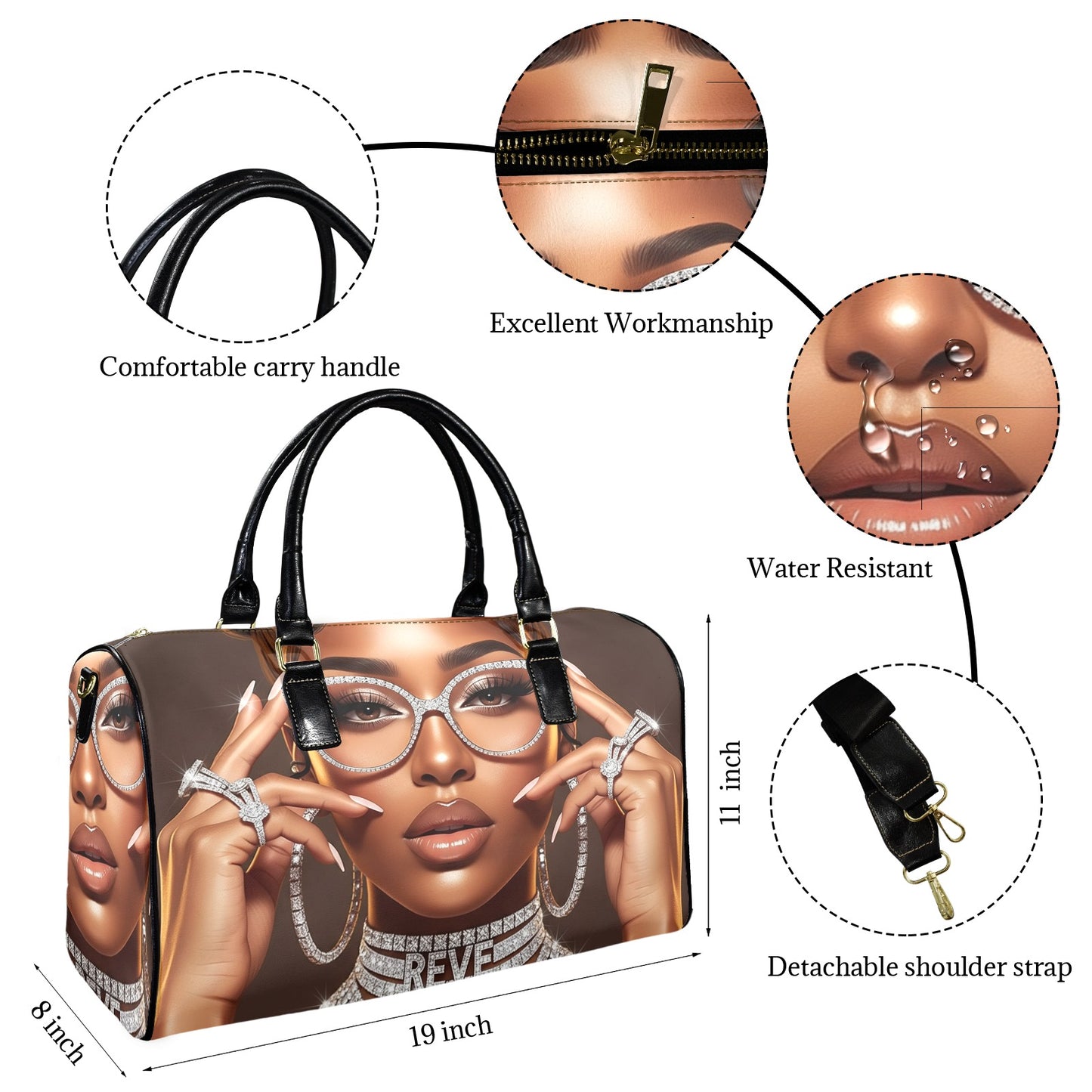 Custom Travel Carry On Bag โ๏ธ๐(2-3 WEEKS)
