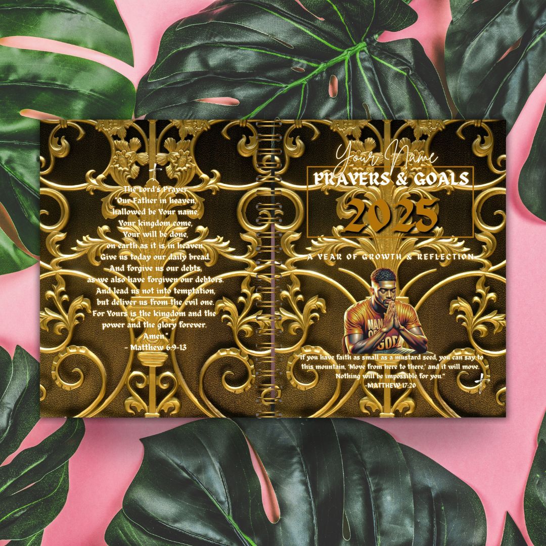 Prayer & Goals 2025 Planner for Men