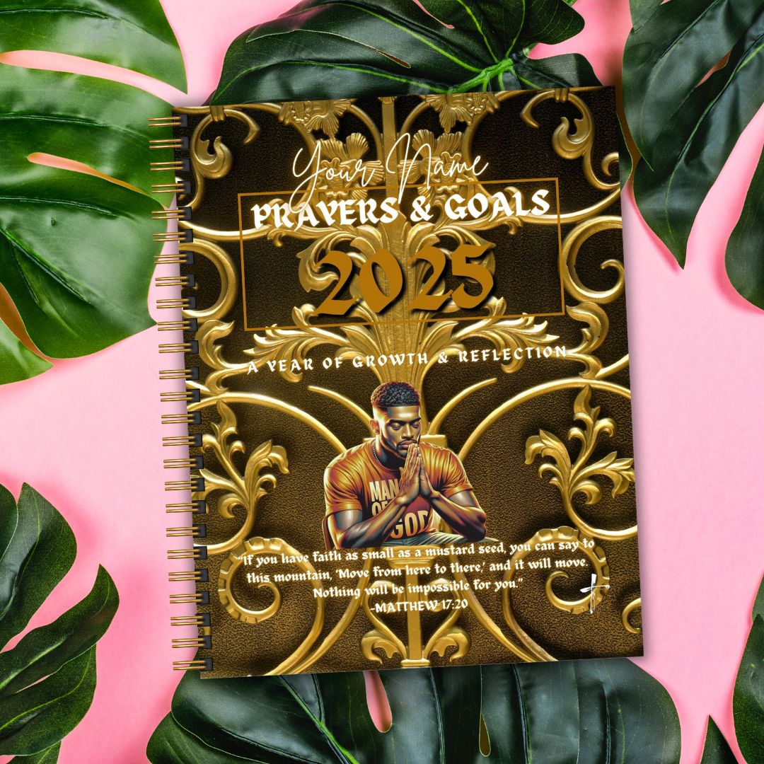 Prayer & Goals 2025 Planner for Men