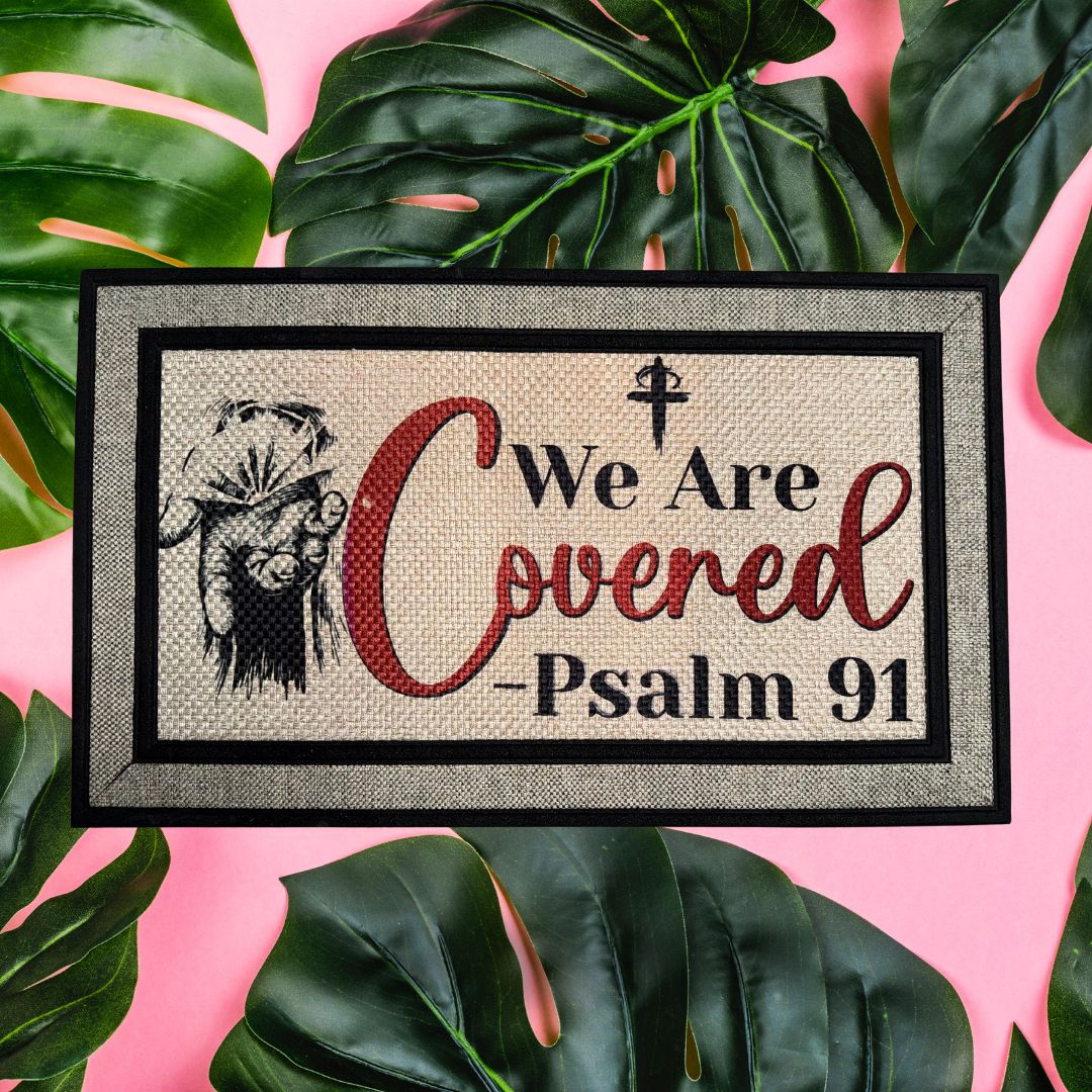 We Are Covered Doormat
