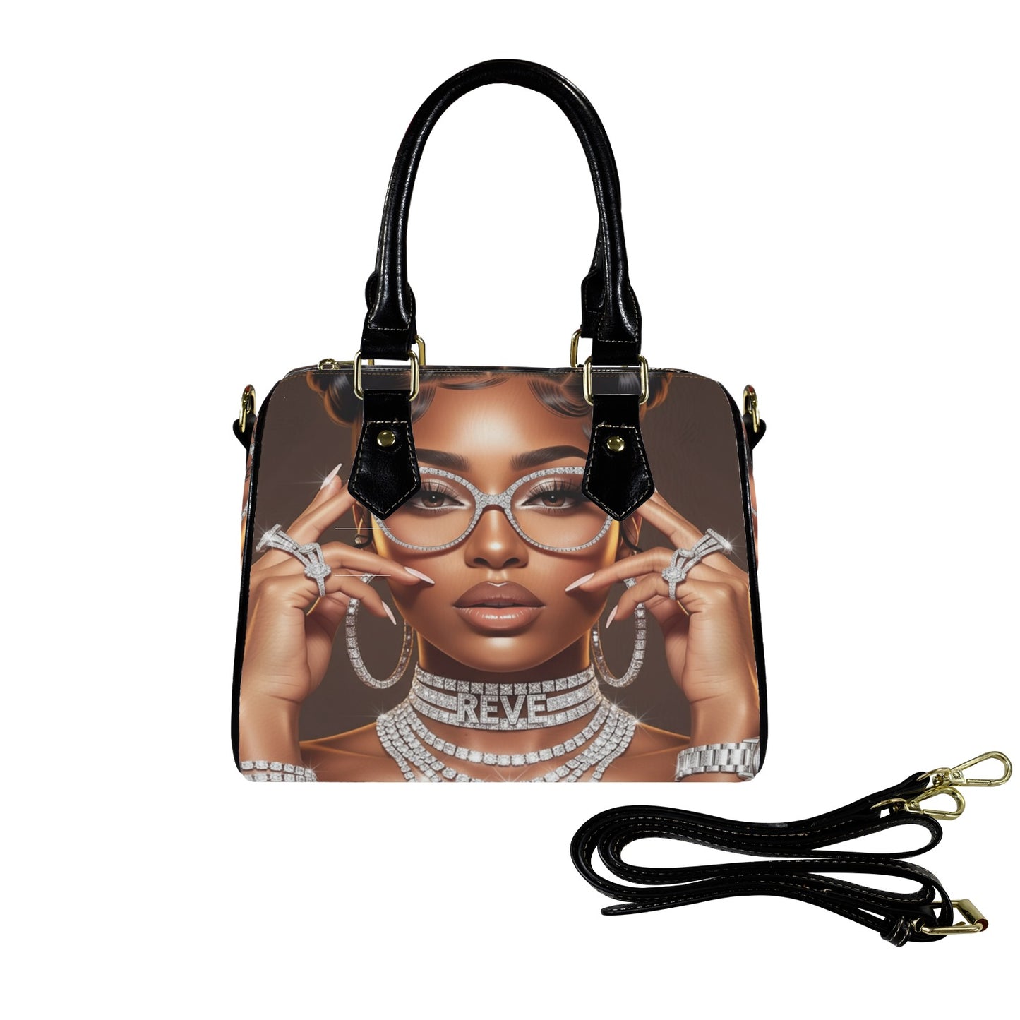 Custom PU Leather Handbag / Shoulder Bag πβ¨(2-3 WEEKS)