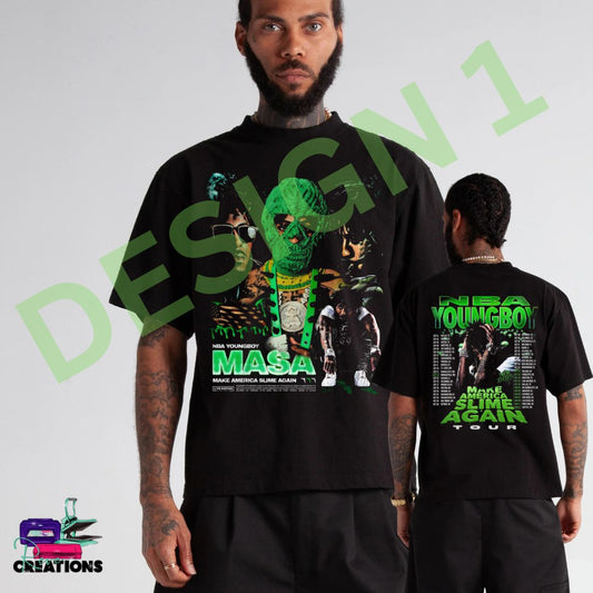 🔥 NBA YoungBoy MASA Tees 🔥( 8 Designs)