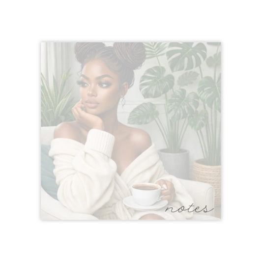 Black Girl Monstera Post-it® Note Pads