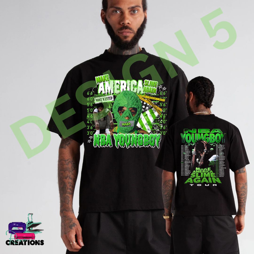 🔥 NBA YoungBoy MASA Tees 🔥( 8 Designs)