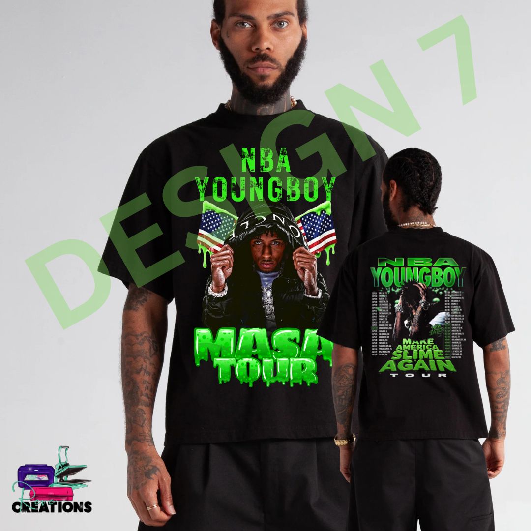🔥 NBA YoungBoy MASA Tees 🔥( 8 Designs)