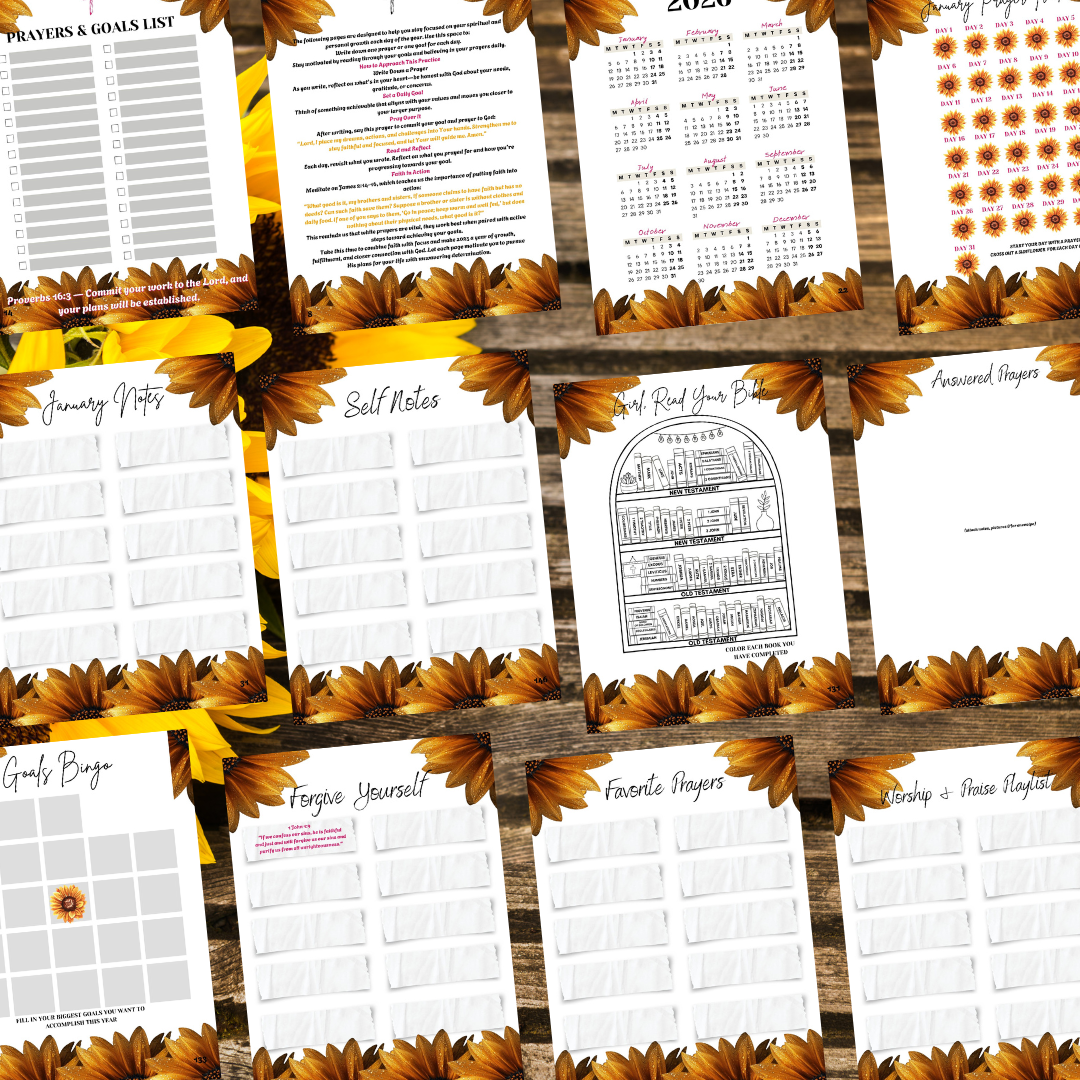 Prayer & Goals 2026 Planner for Women